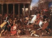 POUSSIN, Nicolas The Destruction of the Temple at Jerusalem afg USA oil painting reproduction
